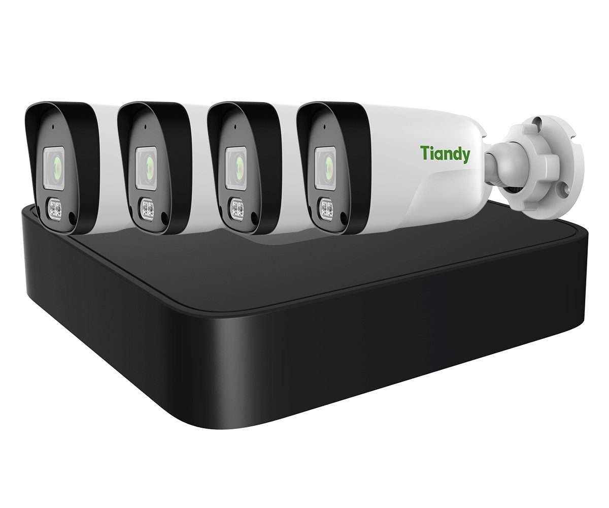 Tiandy IP 4 Cameras  2MP IR Night Vision