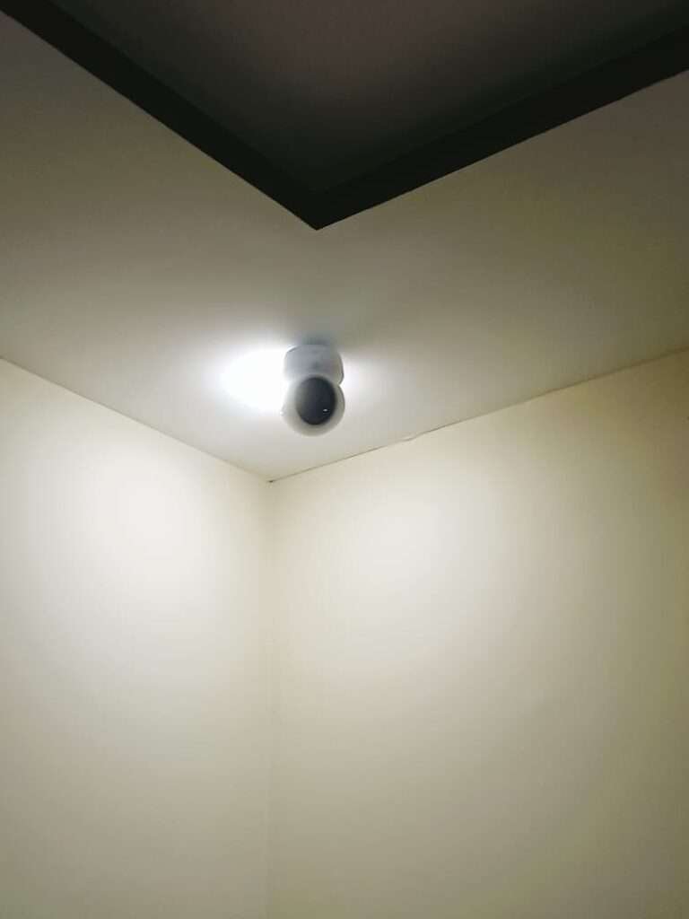 Indoor CCTV surveillance camera installed by Solar & Security
